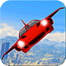 Flying Muscle Car Driving Simulator : Stunt Rider