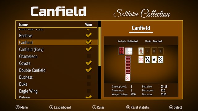 Canfield - Solitaire Collection screenshot 3
