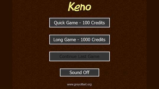 GO Keno screenshot 1