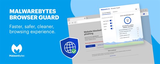 Malwarebytes Browser Guard marquee promo image