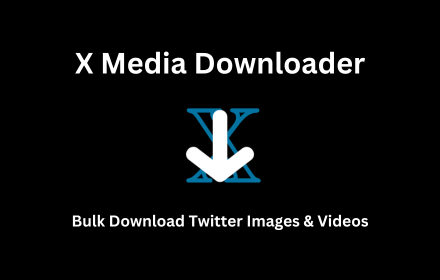 X Media Downloader - Twitter Media Downloader small promo image