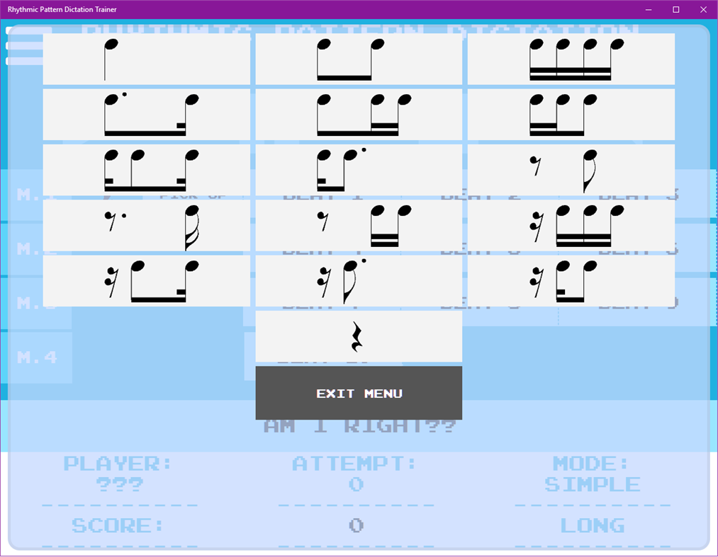 #2. Rhythmic Pattern Dictation Trainer (Windows) 게시자: Brian Edward Jarvis