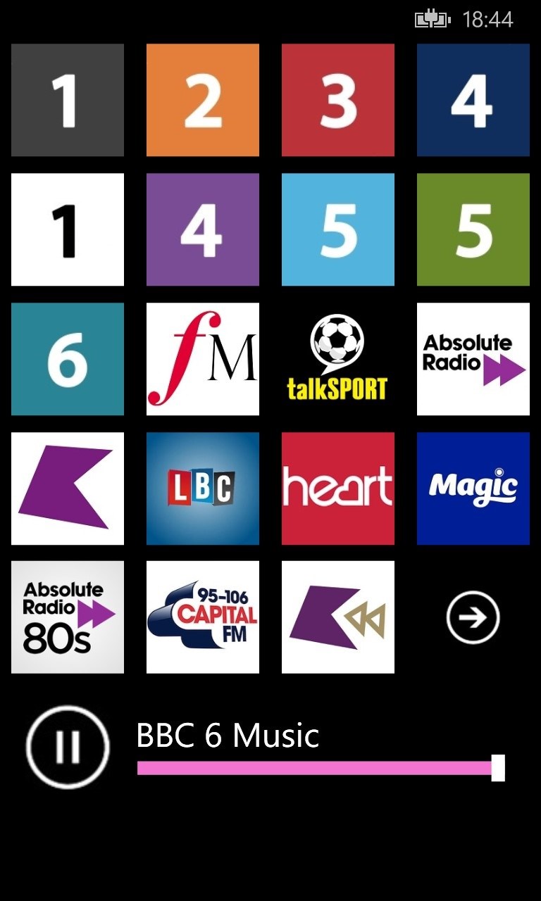 Screenshot 1 Radios British windows