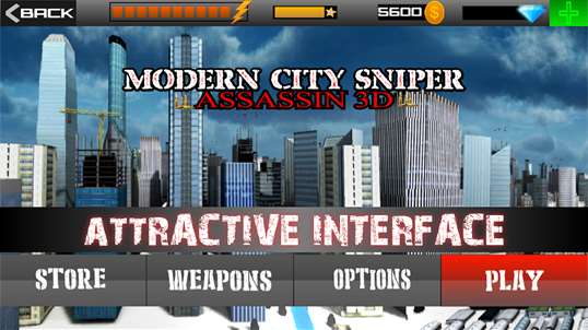 Modern City Sniper Assassin 3D - Pro 2016 screenshot 1