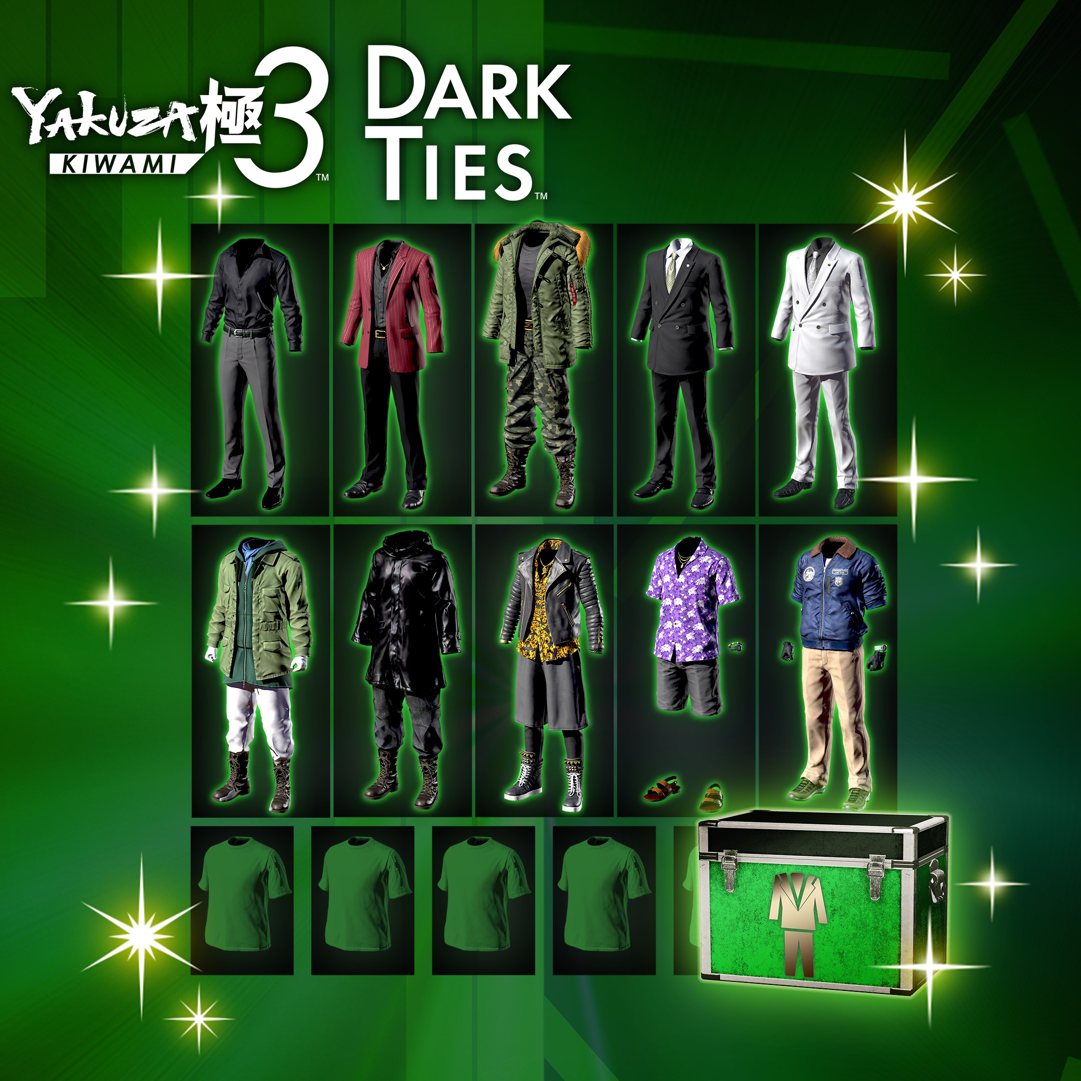 Yakuza Kiwami 3 Dark Ties Legendary Outfit Pack
