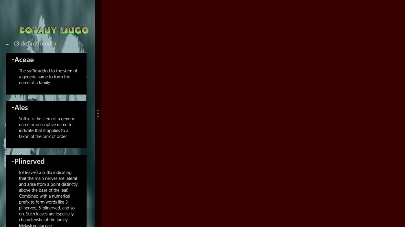 #3. Botany Lingo (Windows) By: CodeCreators.ca