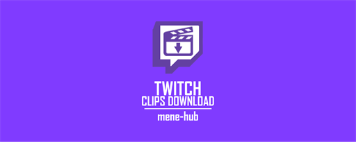 Twitch Clips Downloader marquee promo image