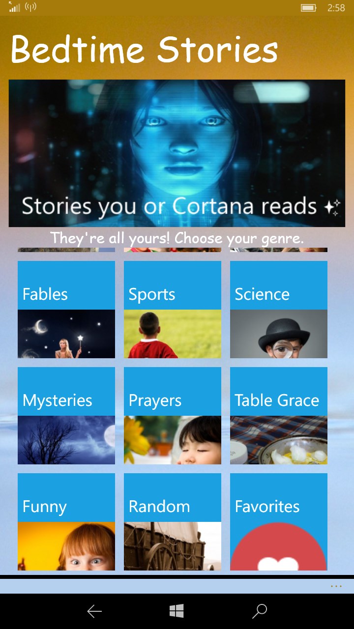 Get Bedtime Stories Microsoft Store - home page home page list story list