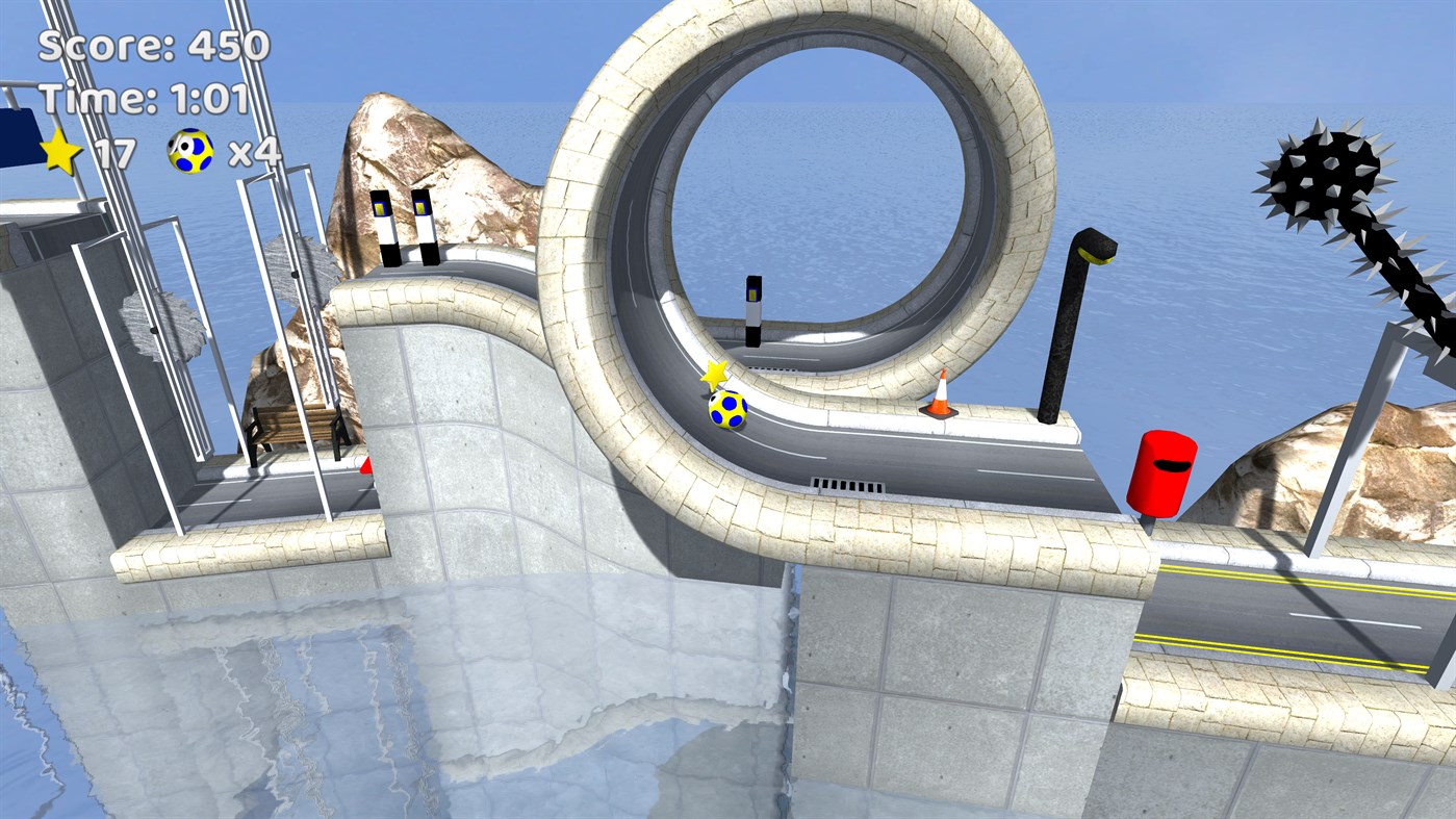 #6. On A Roll 3D (Xbox) De: Battenberg Software