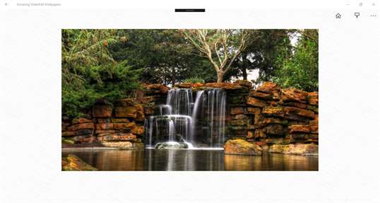 Amazing Waterfall Wallpapers screenshot 2
