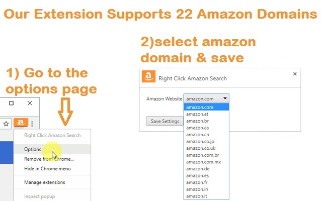Right-Click Search Amazon(ALL COUNTRIES!)