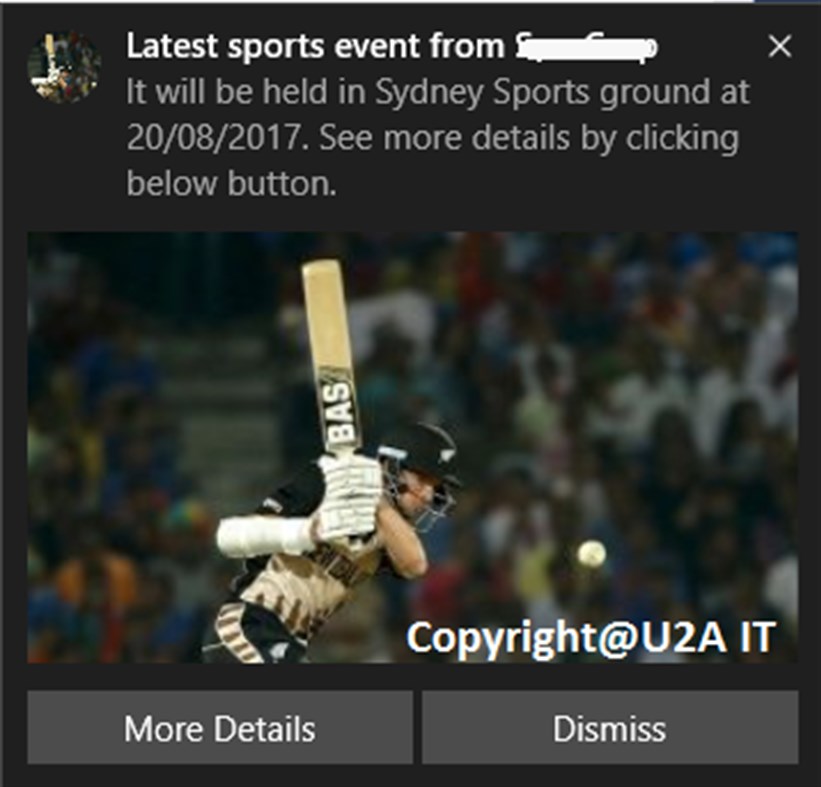 #4. NotifyMate (Windows) Podle: U2A IT