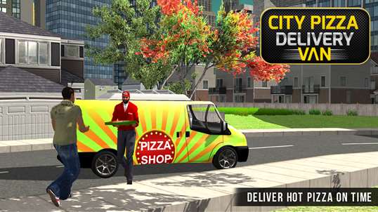 City Pizza Delivery Van 3D - Off Road Driving Duty screenshot 1