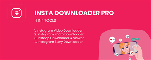 Instagram Video Downloader marquee promo image