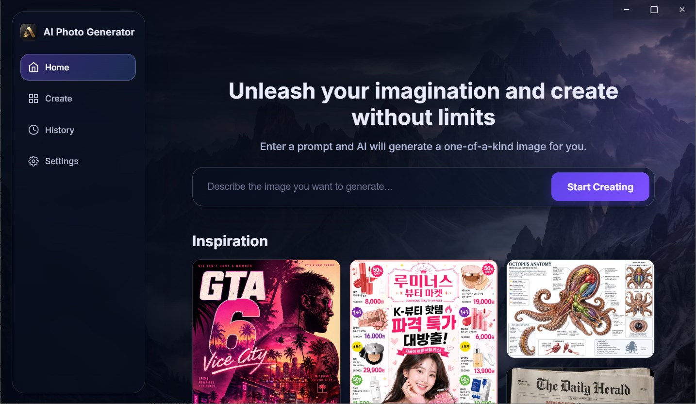 AI Photo Generator & AI Image Editor screenshot