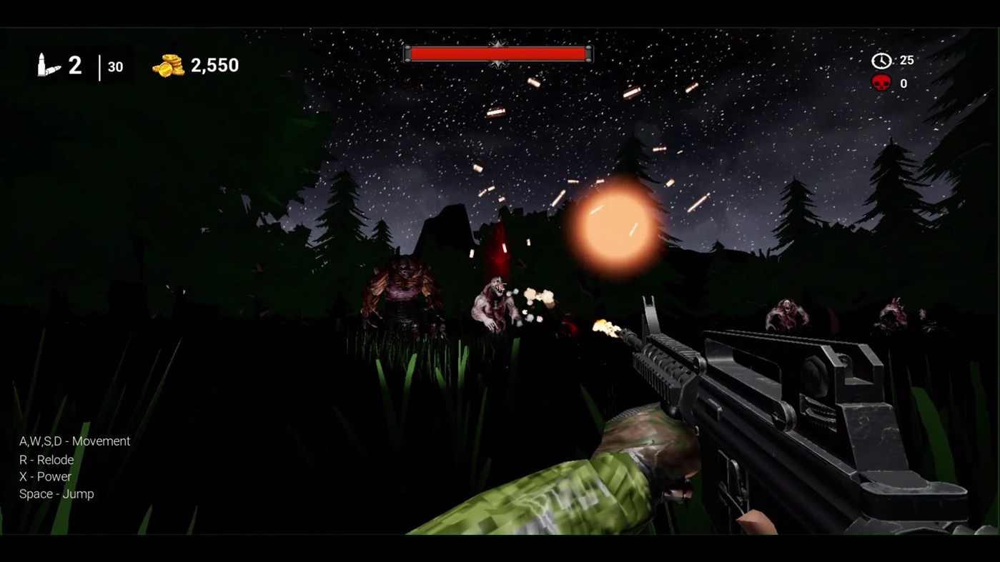 #5. Endless Night: Zombie Survival (Windows) By: Kwill Games