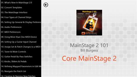 MainStage 2 101 - Core MainStage 2 Screenshots 2