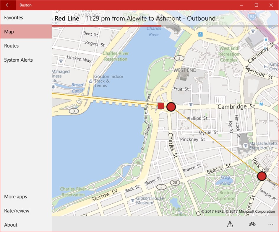 #4. Boston Bus & Rail (Windows) De: Jolly Code