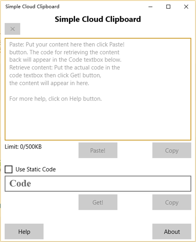 #3. Simple Cloud Clipboard (Windows) Av: dannyfst
