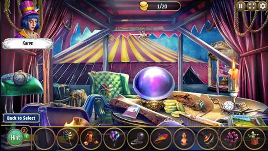 Hidden Objects: Magicians Carnival screenshot 5
