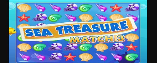 Sea Treasure Match 3 Game marquee promo image