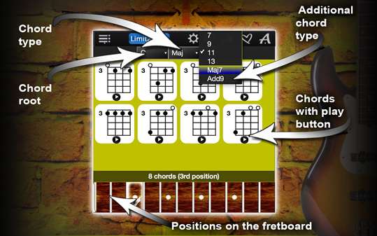 Bass Chords Compass Lite screenshot 2