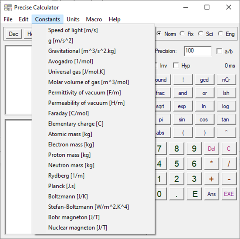 #4. Precise Calculator (Windows) 由: Petr Lastovicka