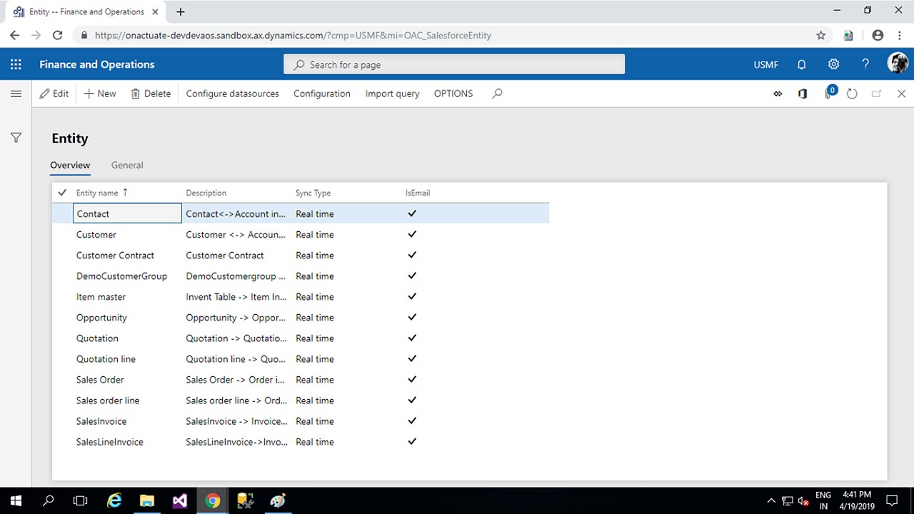 Snapshot 3 of D365 SFDC Integrator (SaaS)