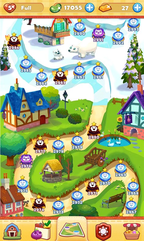 #5. Farm Heroes Saga (Windows) Oleh: king.com