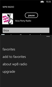 WP8 Radio screenshot 4