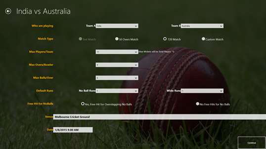 Ultimate Cricket Scorer screenshot 4