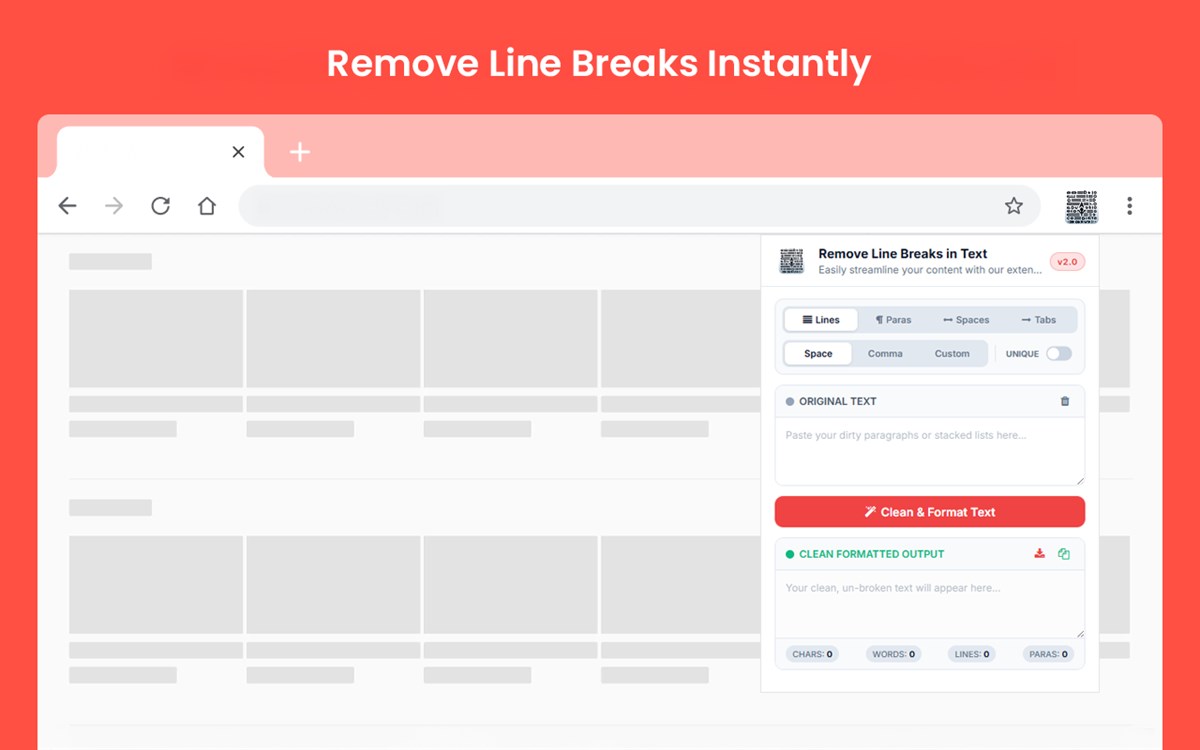 Remove Line Breaks in Text