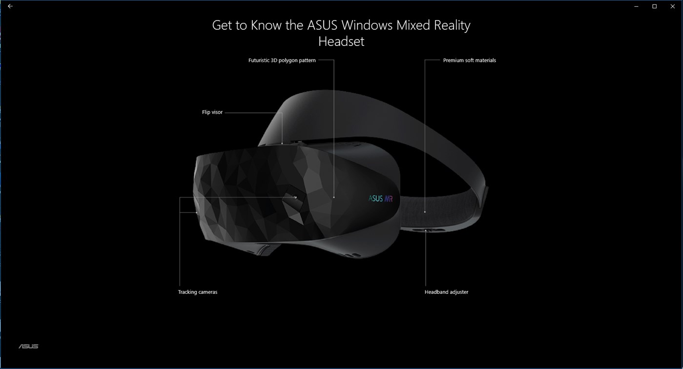 #2. ASUS Windows Mixed Reality Headset (Windows) Ved: ASUSTeK COMPUTER INC.