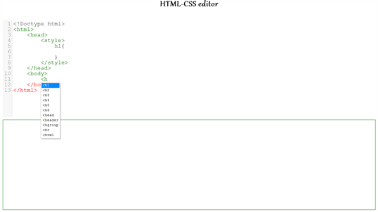 HTML CSS Editor screenshot 1