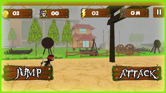 Ninja Attack Zombies screenshot 1