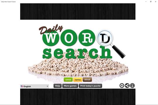 Daily Word Search Future screenshot 1