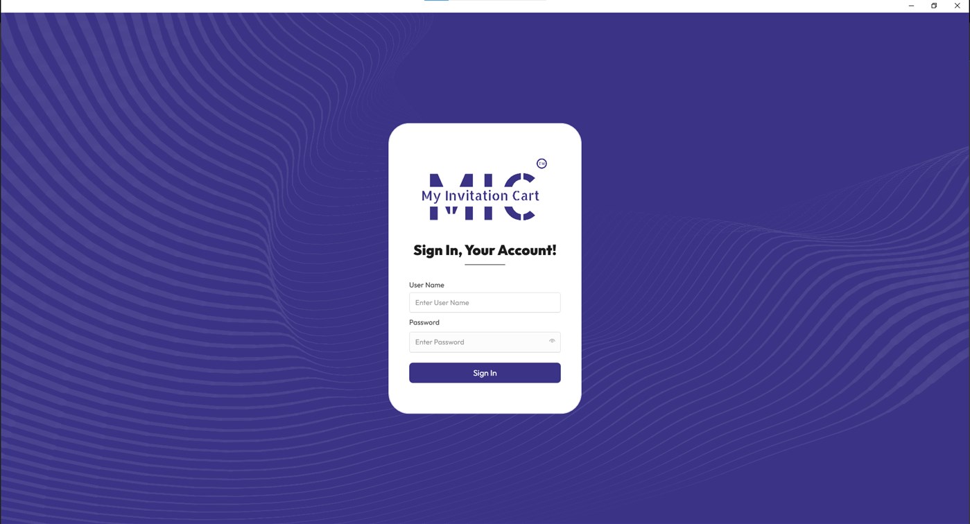 #1. My Invitation Cart (Windows) Göre: PROSOL TECHLINE