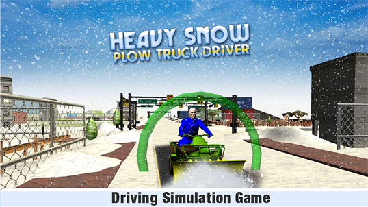 Heavy Snow Plow Truck Driver 3D - Rescue Operation screenshot 3