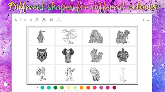 ColoringFun-Coloring Books For Adults & Kids AntiStress Artistic Relaxing Mandalas screenshot