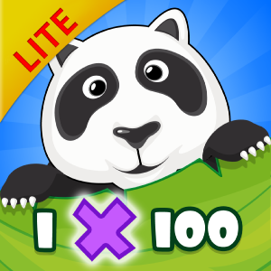 MEGA Multiplication 1-100 LITE - funny education math games for adults & kids (1st 2nd 3rd school grades)