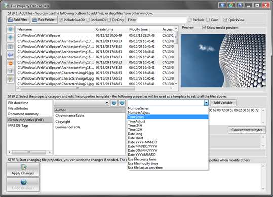 File Property Edit screenshot 3