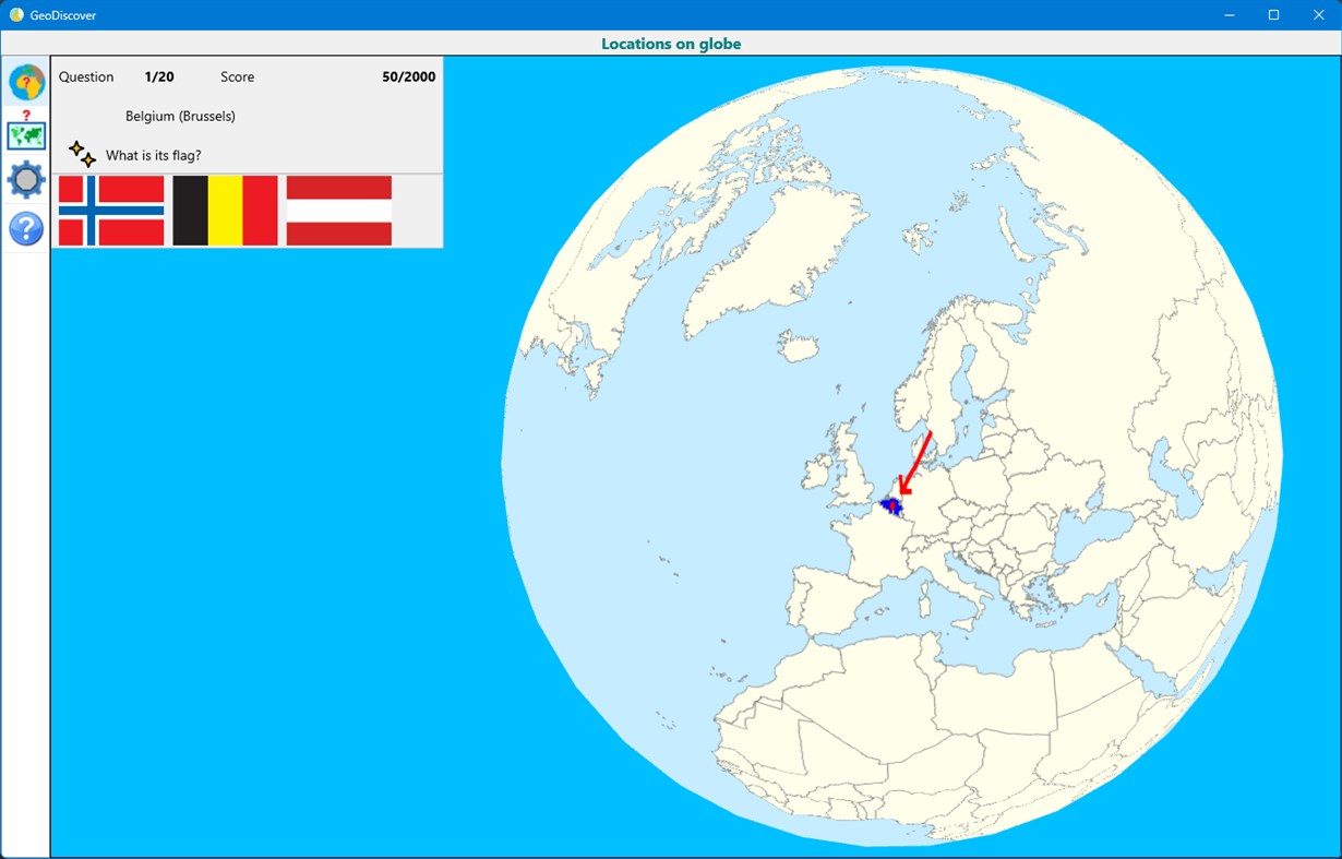 #3. GeoDiscover (Windows) By: Huybrechts Apps