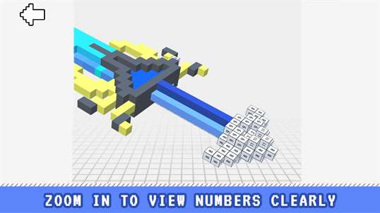 Weapons 3D Color by Number - Voxel Coloring Book screenshot 4
