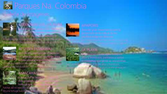 Parques Na. Colombia screenshot 3
