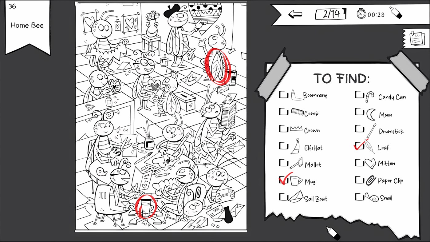 #2. INK ENIGMA: Hidden Object Challenges (Windows) Podle: Avgam