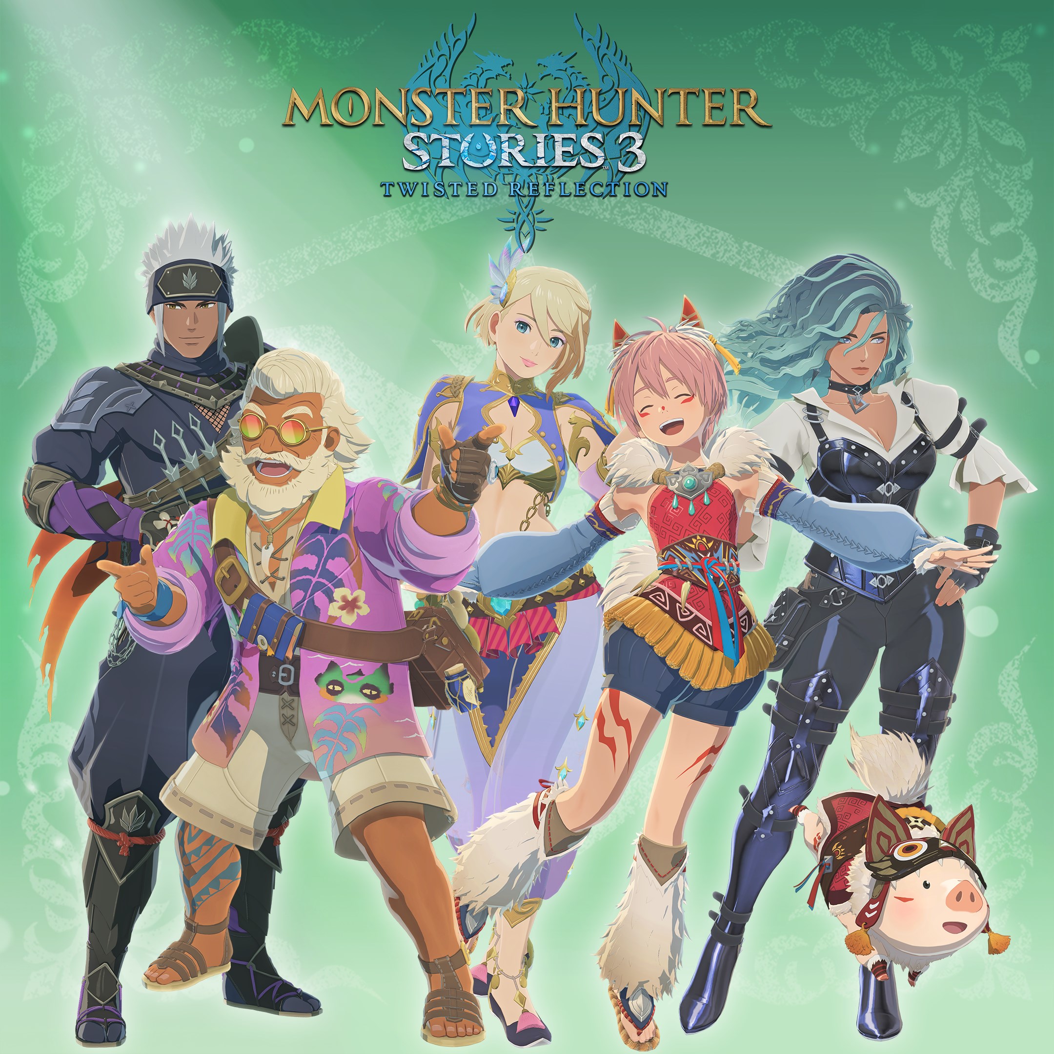 Monster Hunter Stories 3: Twisted Reflection - Korucu Kıyafetleri DLC Seti