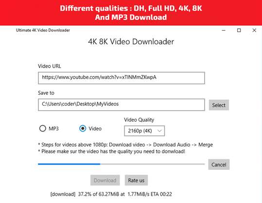 All Video Music Downloader : 1000 Sites Support screenshot 2