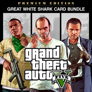 Bundle Grand Theft Auto V: Edição Online Premium e Pacote de Dinheiro Tubarão-Branco