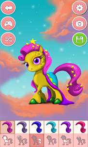 Dress up game for girls - Pony and Unicorn screenshot 1