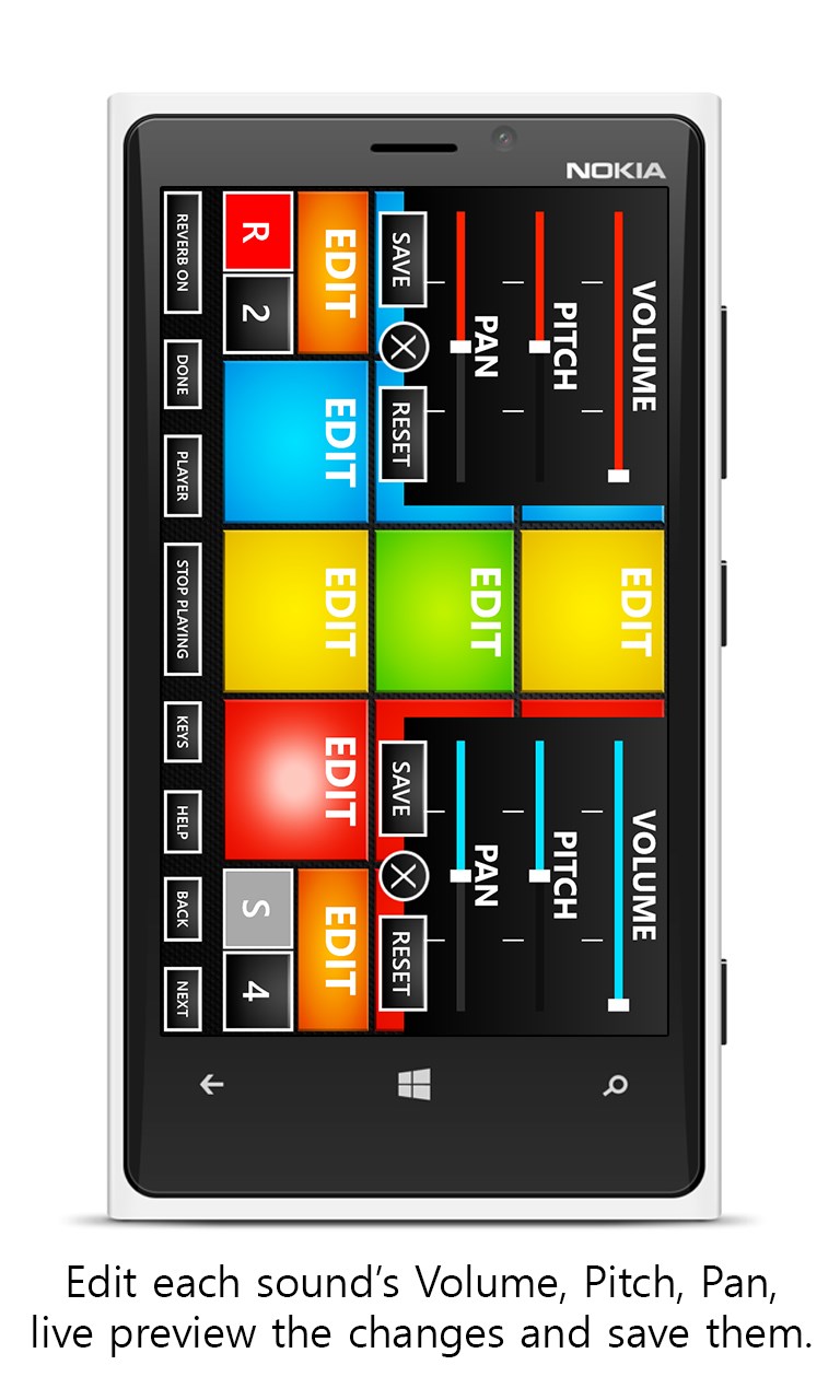 Music Sampler for Windows 10 Mobile